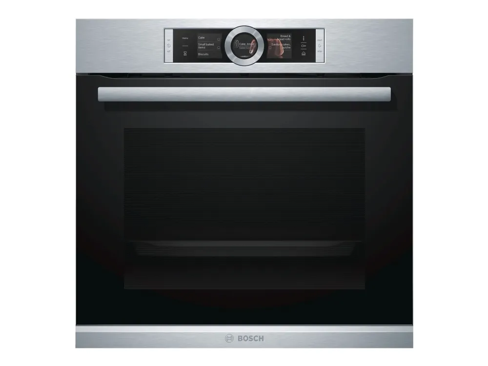 Bosch Serie | 8 HSG636ES1 - Ovn - til indbygning - niche - bredde: 56 cm - dybde: 55 cm - højde: 58.5 cm - Klasse A  - rustfrit stål