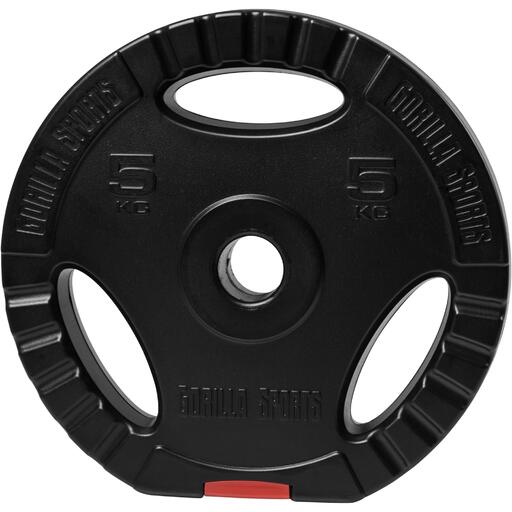 Anilhas de peso Gorilla Sports Triple Grip (Vários pesos)