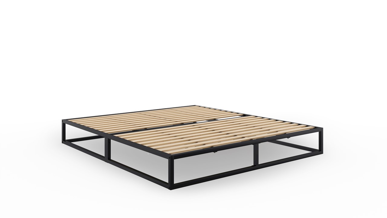 Original Metalen Bed zwart