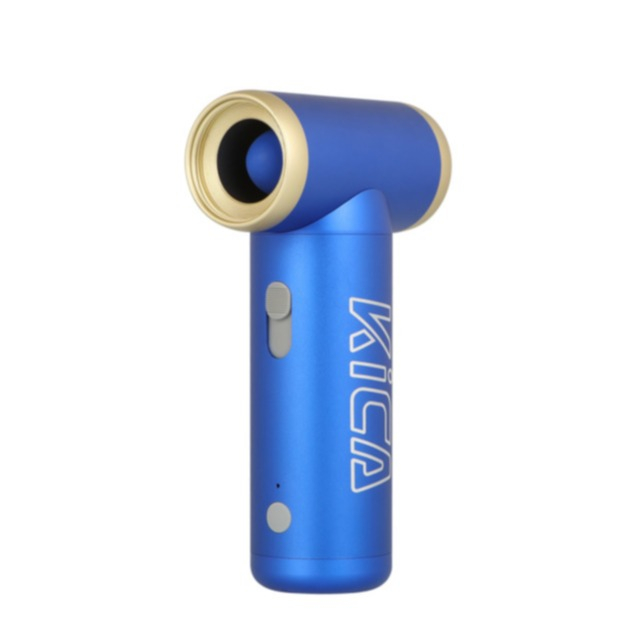 1100mAh 2in1 Jet Fan 2 Elektrische Luftpumpe USB Turbo Ventilator Multifunktionsgebläse Drehzahl bis zu 101000 U/min (4000720) - Blau