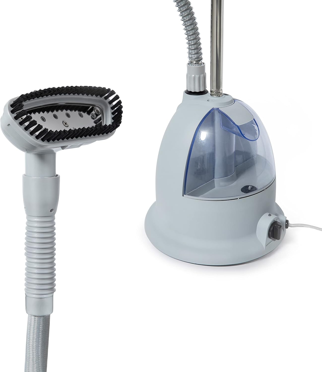 Steamery Vertikaler Dampfglätter Cumulus, 900W/1750W, Dampfleistung 38g/min, 60 Minuten kontinuierliches Dampfen, faltenfreie Ergebnisse Aufheizen in 45 Sekunden, Skandinavisches Design, Grau