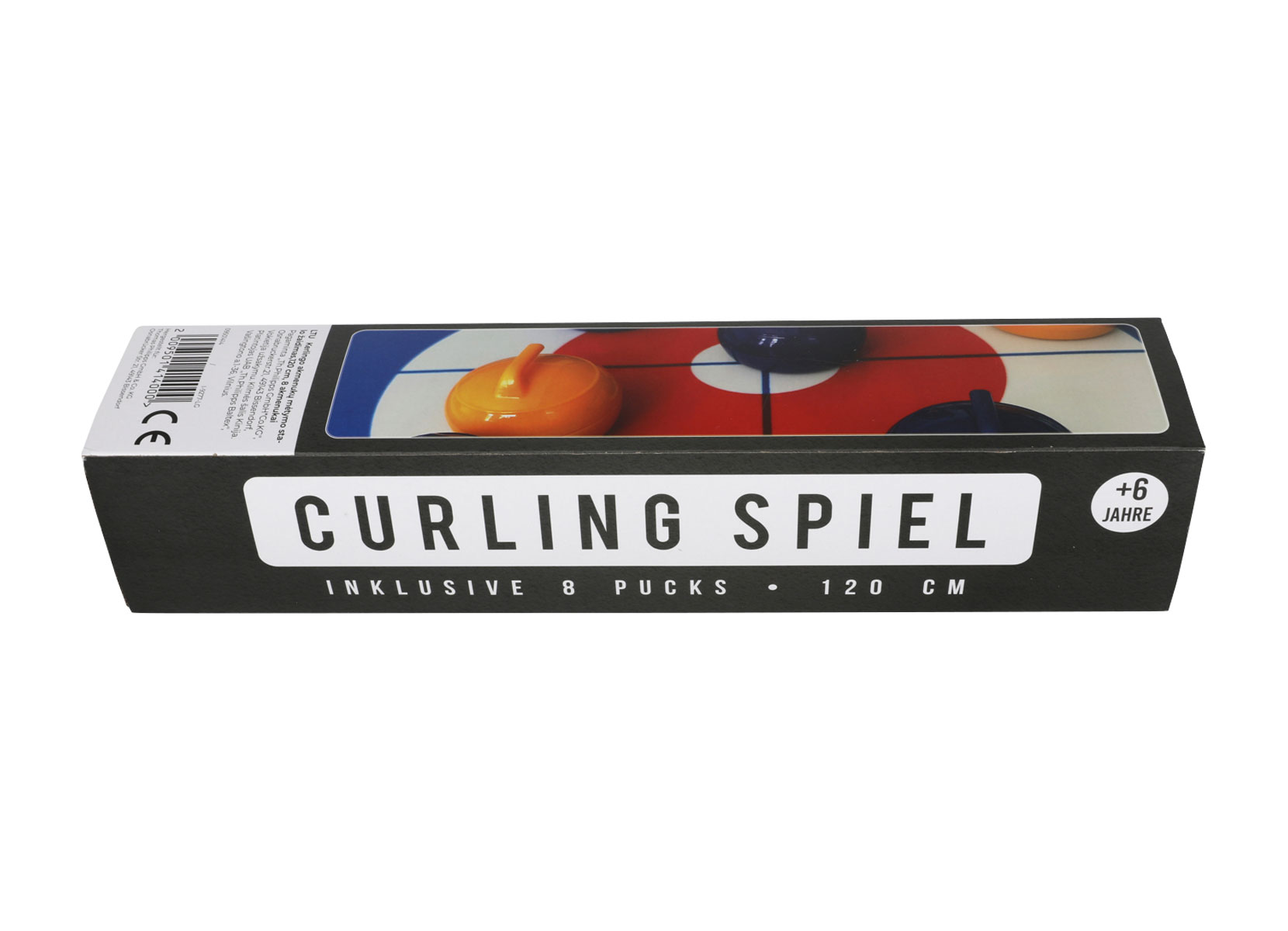 Mini-Curlingspiel mit 8 Pucks 120cm