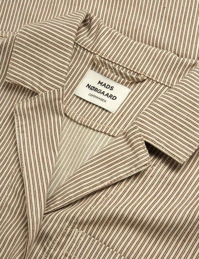 Mads Nørgaard - Copenhagen Bromi Yola Dress Brun striber