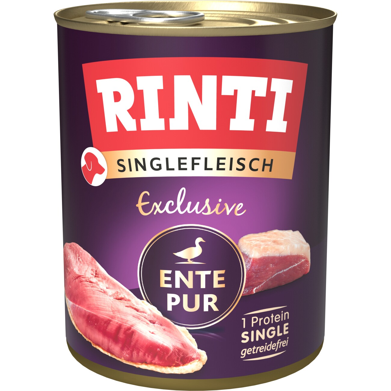 RINTI Singlefleisch Exclusive Ente pur 6x800 g