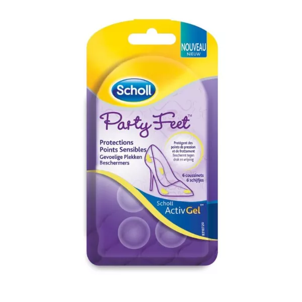 Semelles Party Feet Protections Points Sensibles - 6 coussinets