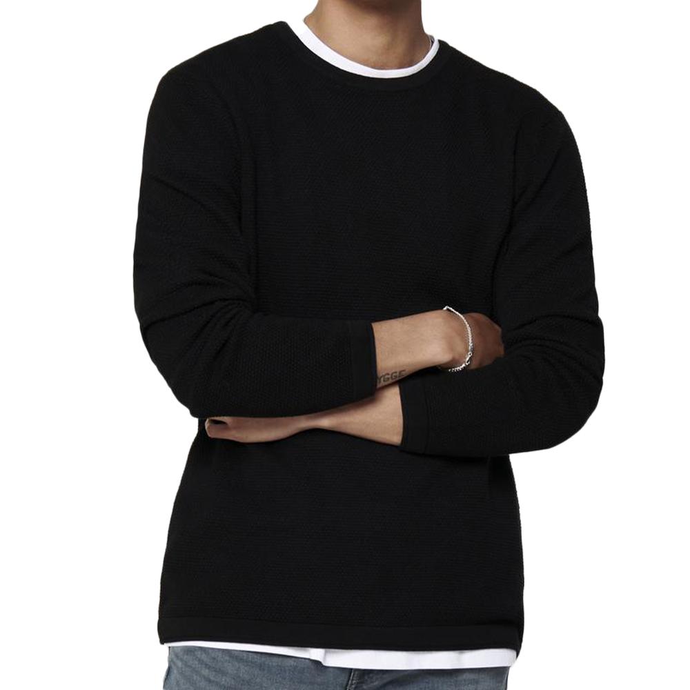 Only & Sons Pull Noir Homme Only & Sons Spanter