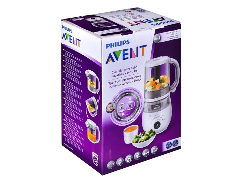 Philips Avent SCF883 4-in-1 - Babymadmaskine - 1 liter - 400 W