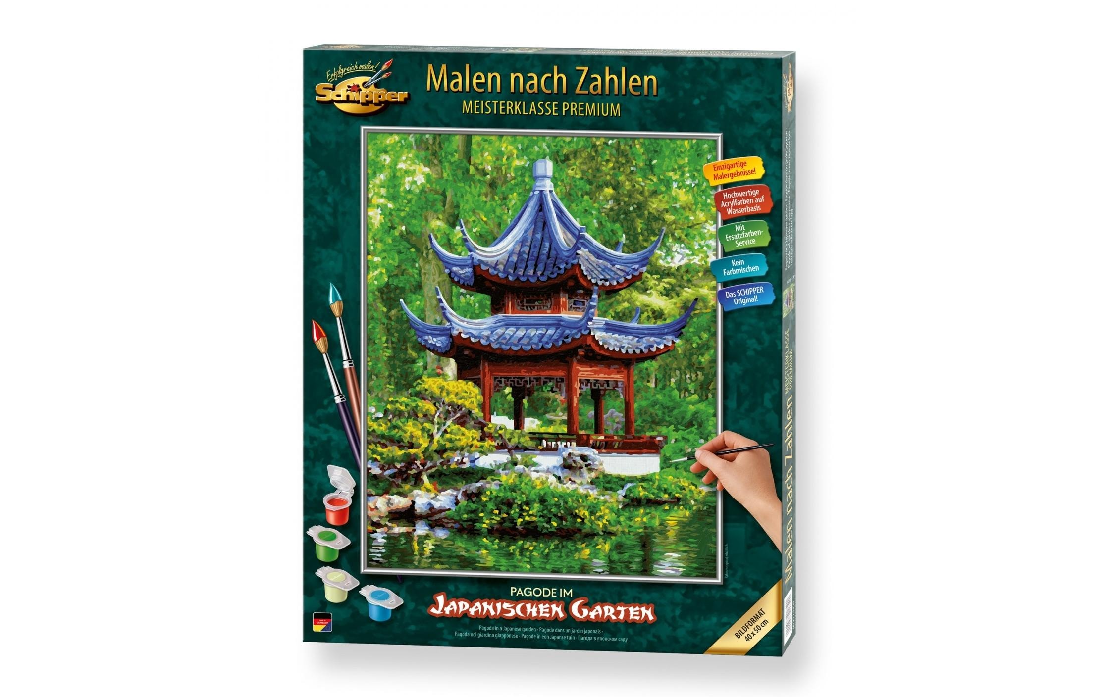 Schipper Malen nach Zahlen »Pagode im japanischen Garten«