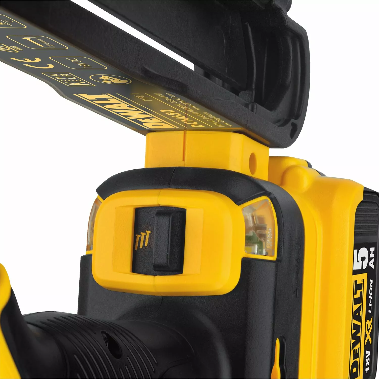 DeWALT DCN650P2 18V Li-Ion accu afwerktacker (2x 5.0Ah accu) in TSTAK