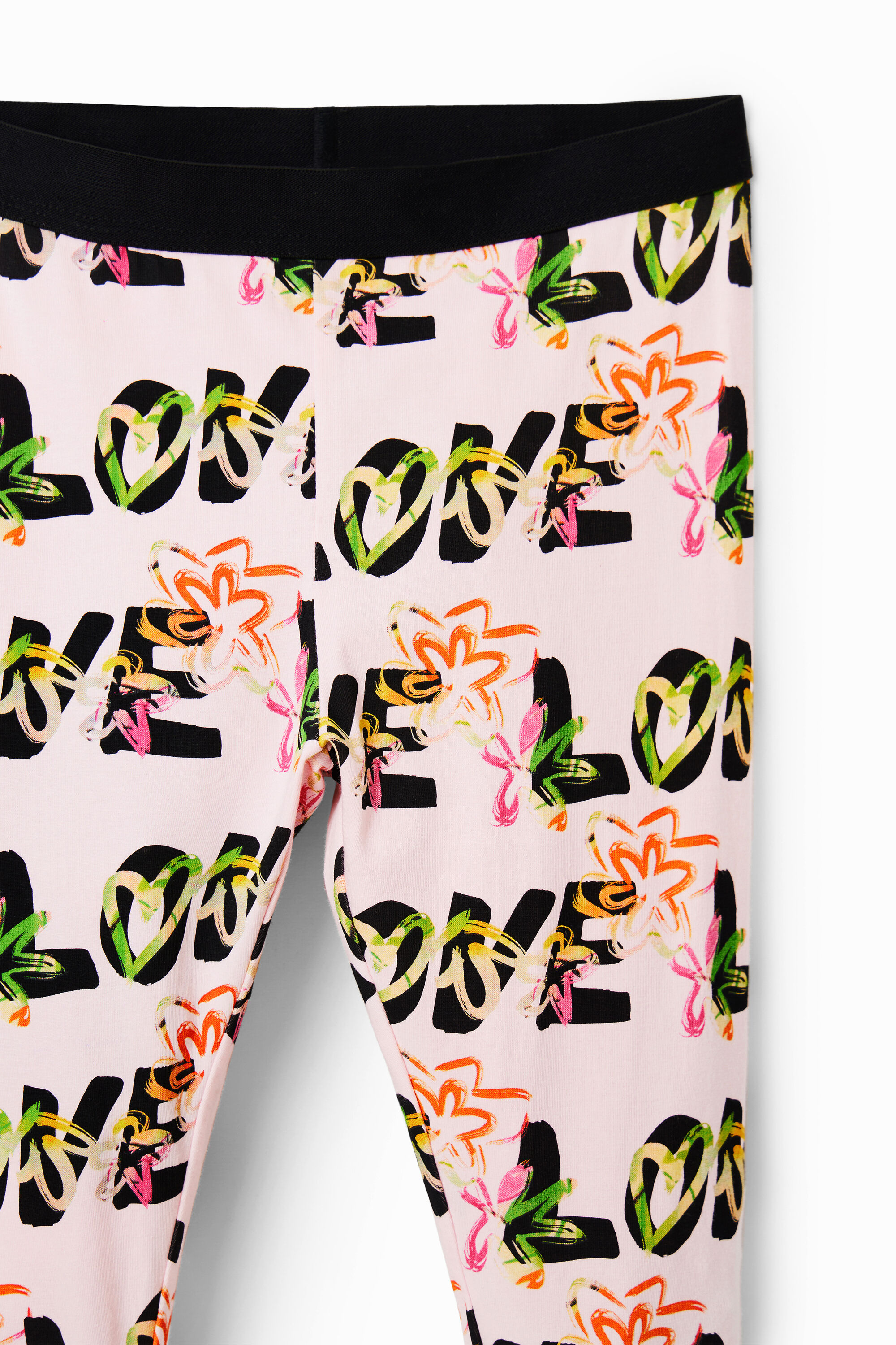 Legging fleurs Love