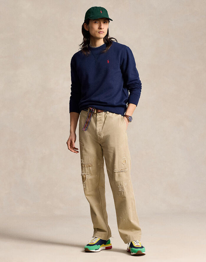 Polo Ralph Lauren Fleece Crewneck Sweatshirt Blå