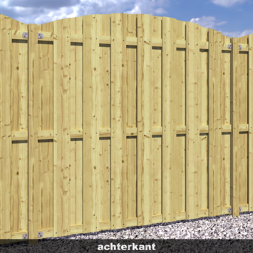 Schutting Jumbo Grenen Toog ca. 180x180 cm
