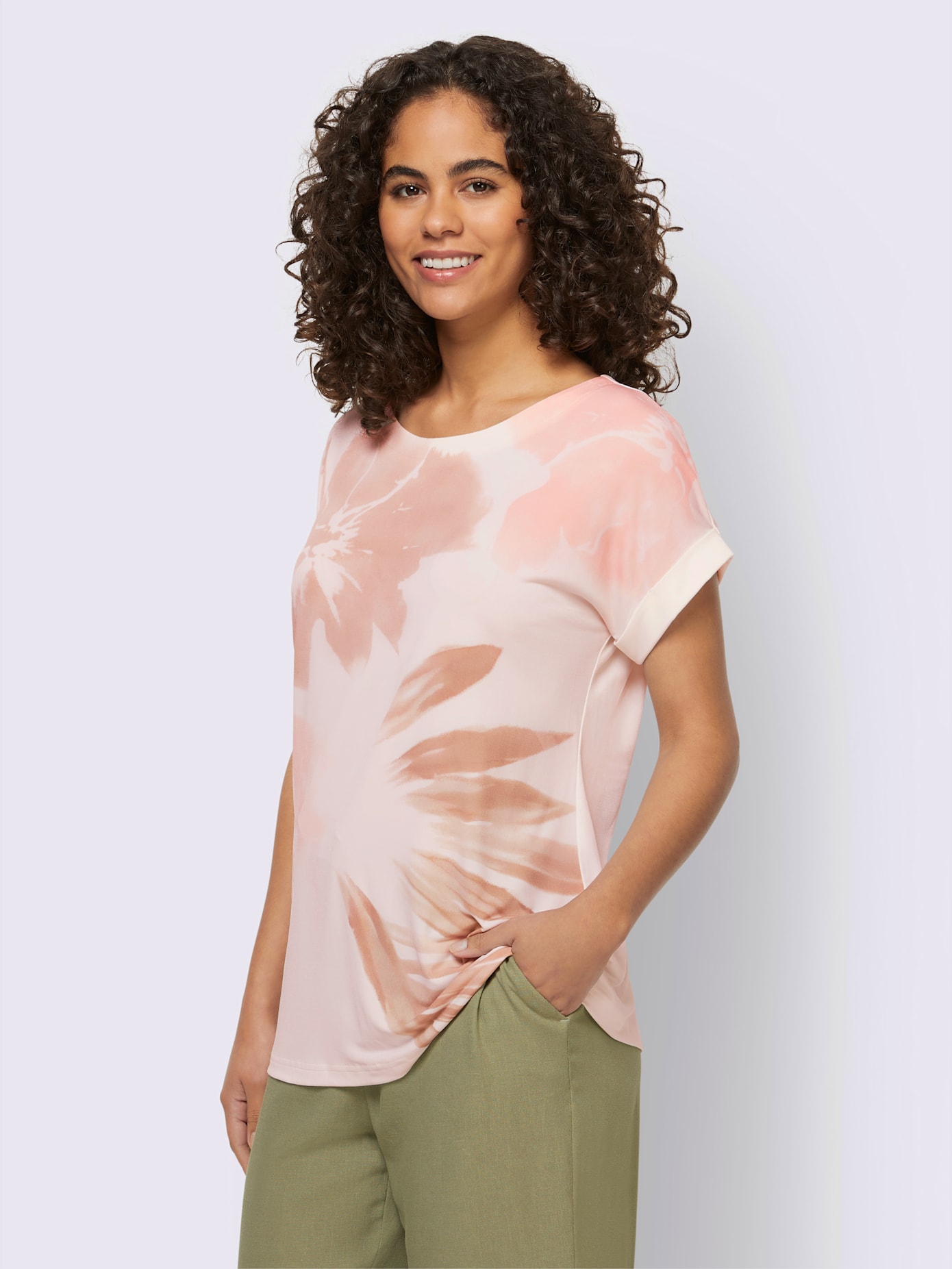 T-shirt imprimé imprimé floral