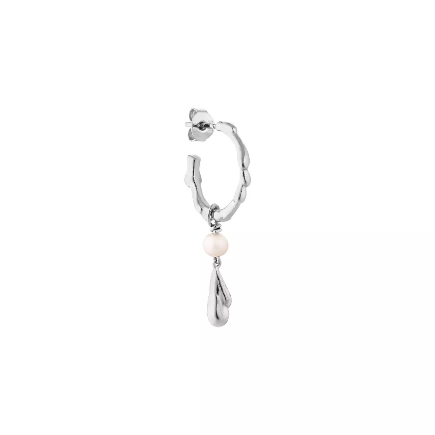 Jane Kønig Drippy Ørering Single Sølv DHPD-AW22-S