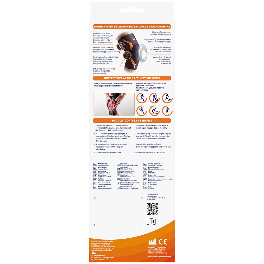 VoltActive Kniebandage L