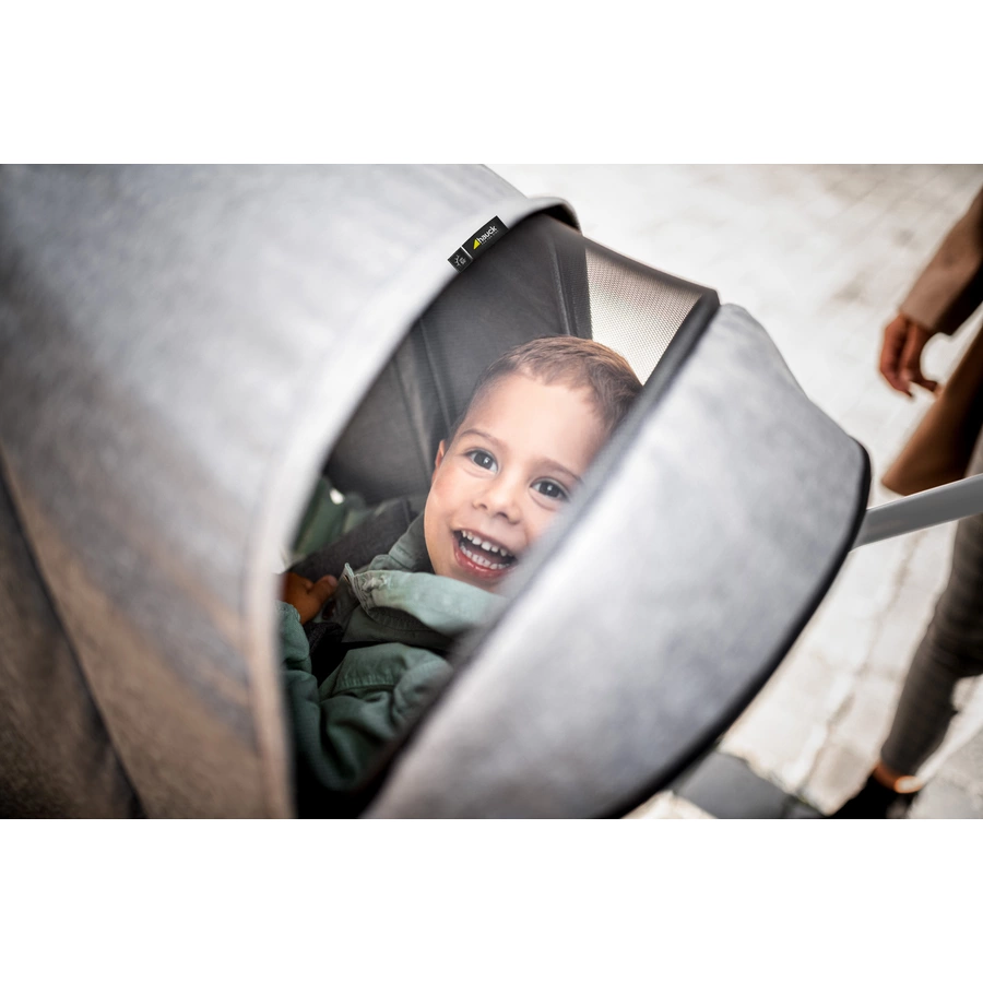 hauck Kinderwagen Vision X Set Silver Melange Grey