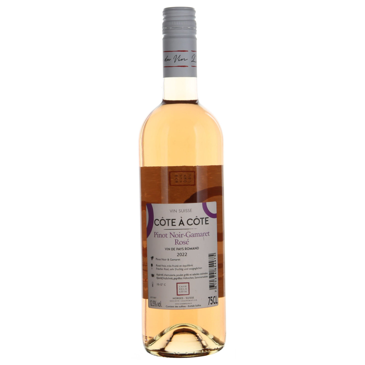 La Côte AOC Rosé Côte Ā Côte -75cl