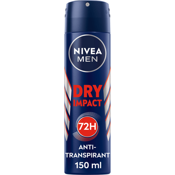 NIVEA MEN Dry Impact Anti-Transpirant Spray - 150ml