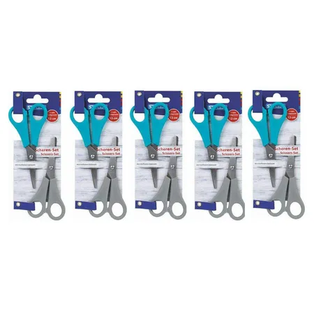 Stylex Bastelscheren 13 cm, 10 Stück je 5x spitz und 5x stumpf