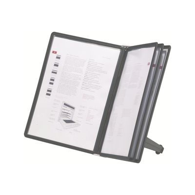 Durable Sherpa - Pupitre de table (lutrin) avec 5 pochettes A4