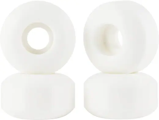 Essentials Hvide Skateboard Hjul 4-Pak | SkatePro