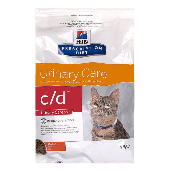 Chat c/d Urinary Stress poulet 4kg