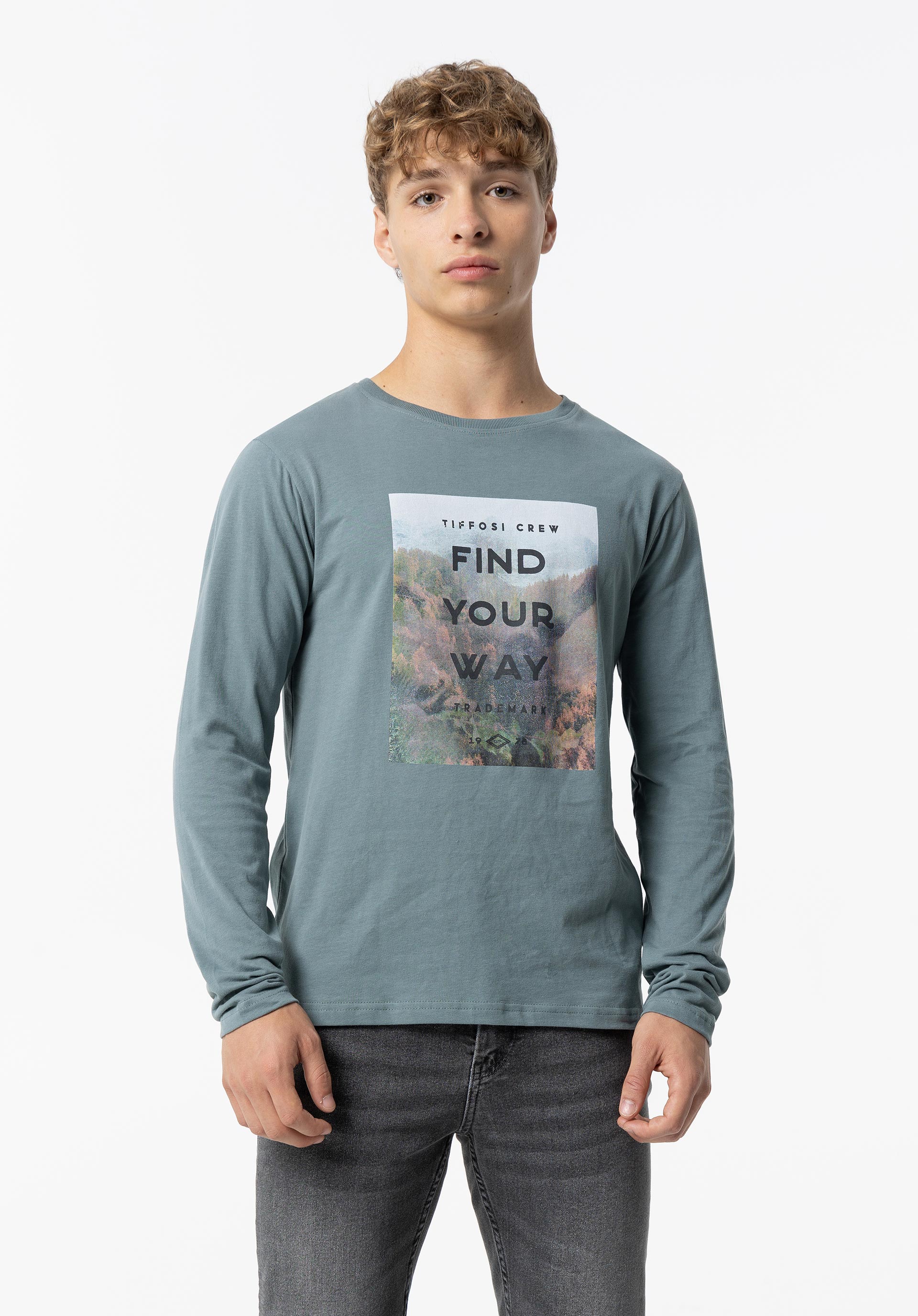 T-shirt com Estampado Frontal