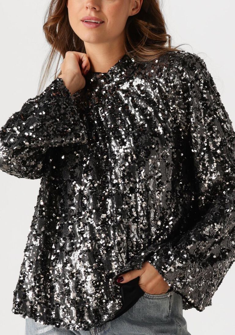 zwarte gestuz blouses salinagz blouse