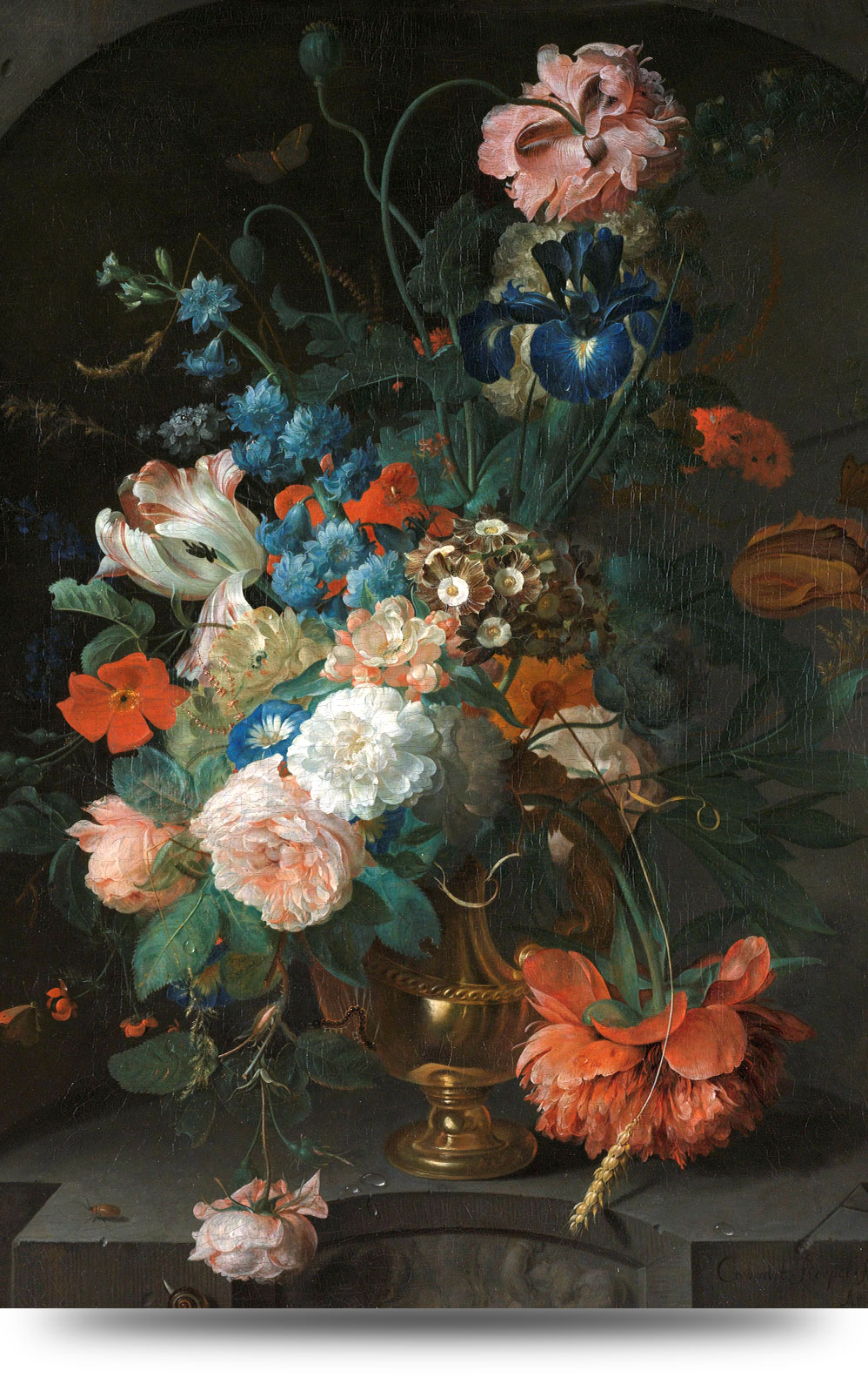 Bloemstillevens Rijksmuseum - Canvas schilderijen 9 - 100 x 150 cm