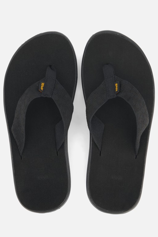 Teva Voya Flip Slippers zwart Rubber