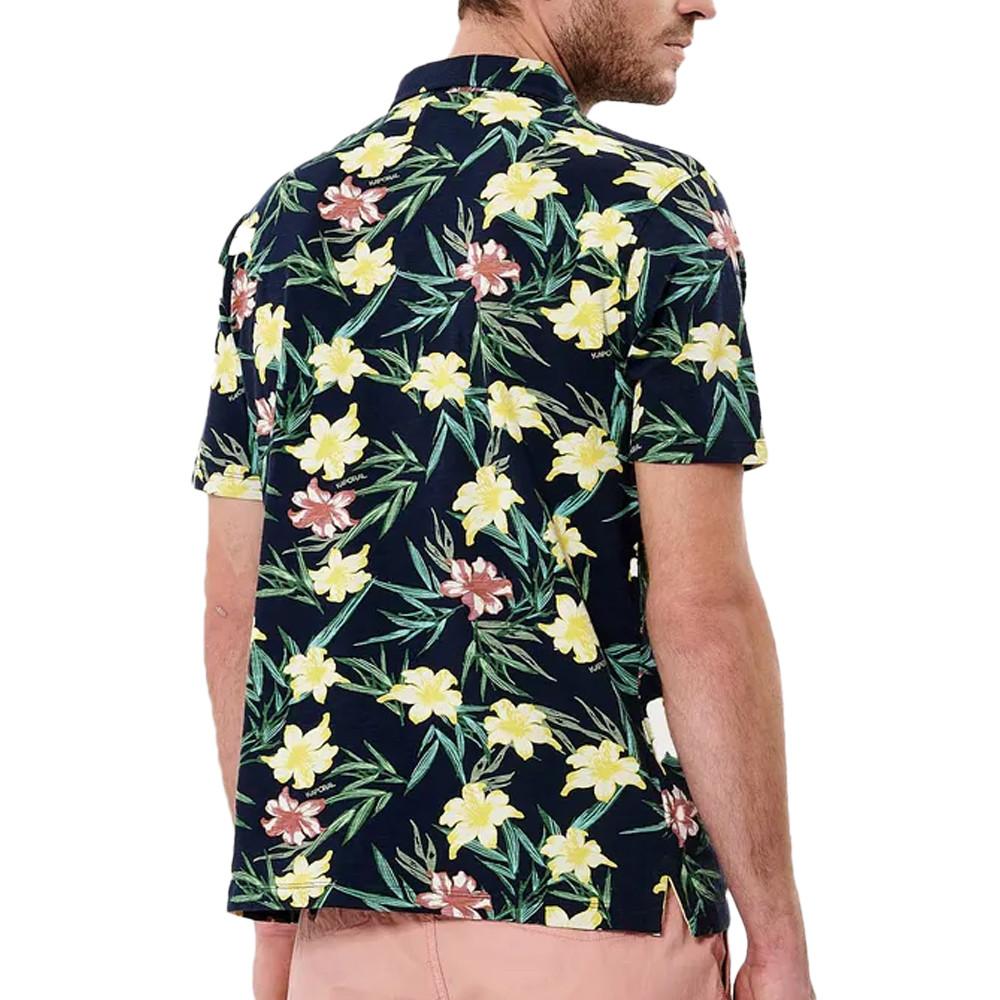 Kaporal Polo à Fleurs Marine Homme Kaporal Nevere