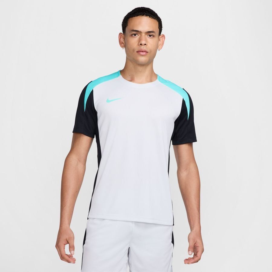 Nike T-shirt d'Entraînement Dri-FIT Strike Mad Energy - Blanc/Noir/Turquoise