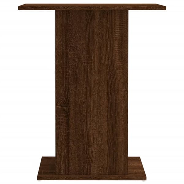 vidaXL Akvariumstativ brun eik 60,5x36x72,5 cm konstruert tre