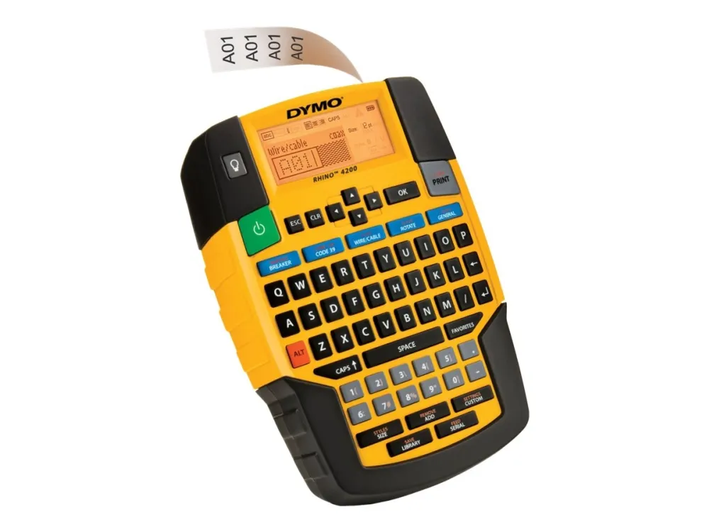 Labelmaskine DYMO Rhino 4200 Proffesionel - inkl. kit med tilbehør