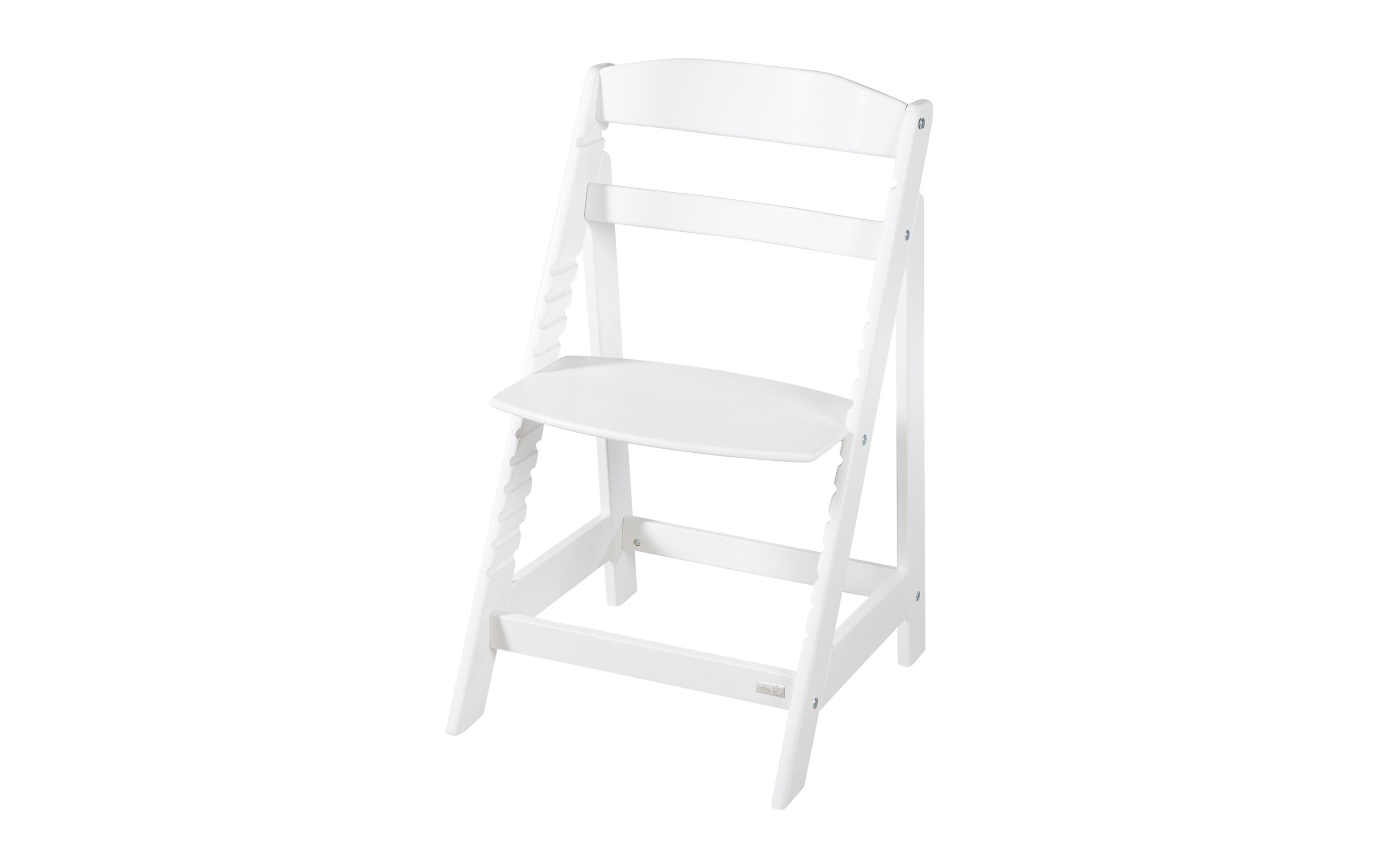 Treppenhochstuhl Born up Set 2-in-1 Weiss, Stone gesteppt<br>Hochstuhl mit Liegefunktion