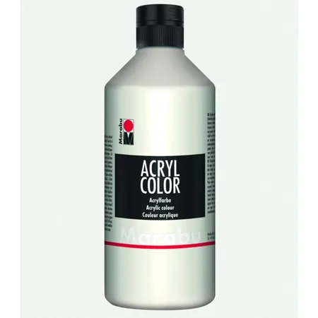 Marabu Acryl Color, Weiß 070, 500 ml