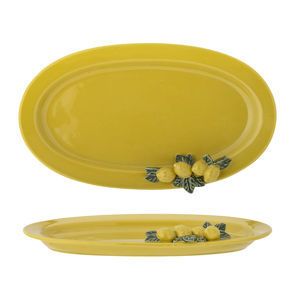 Creative Collection - Limone Serveringsfad - Gul