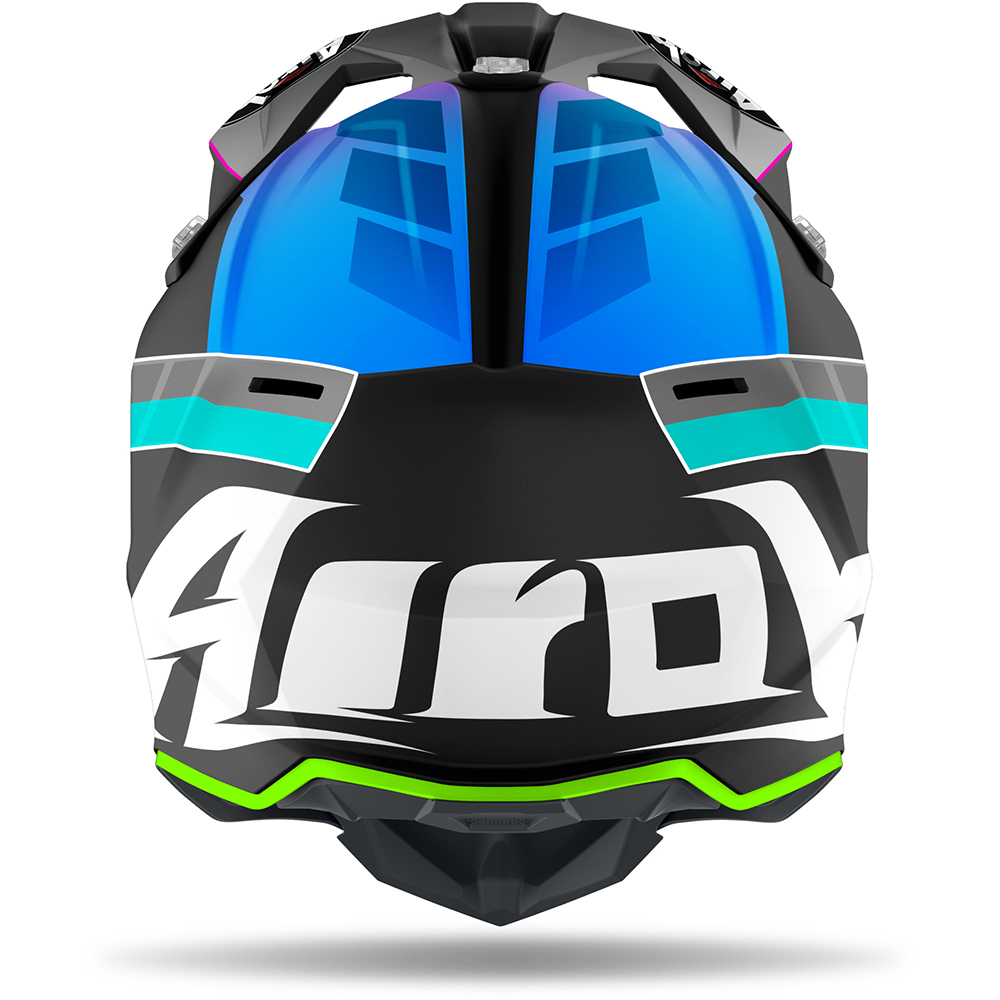 Airoh - Casque enfant Wraap Youth Prism Noir / Rose / Bleu / Vert