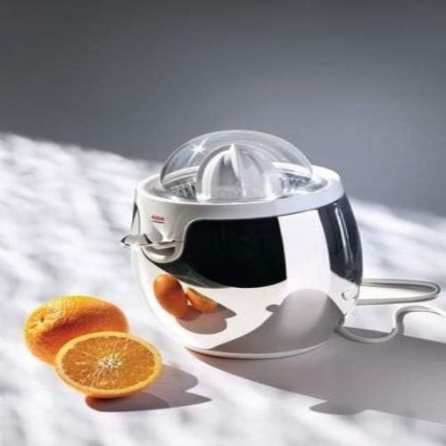 Alessi | SG63 W - elektrische Zitronenpresse Design, Edelstahl und Thermoplastisches Harz