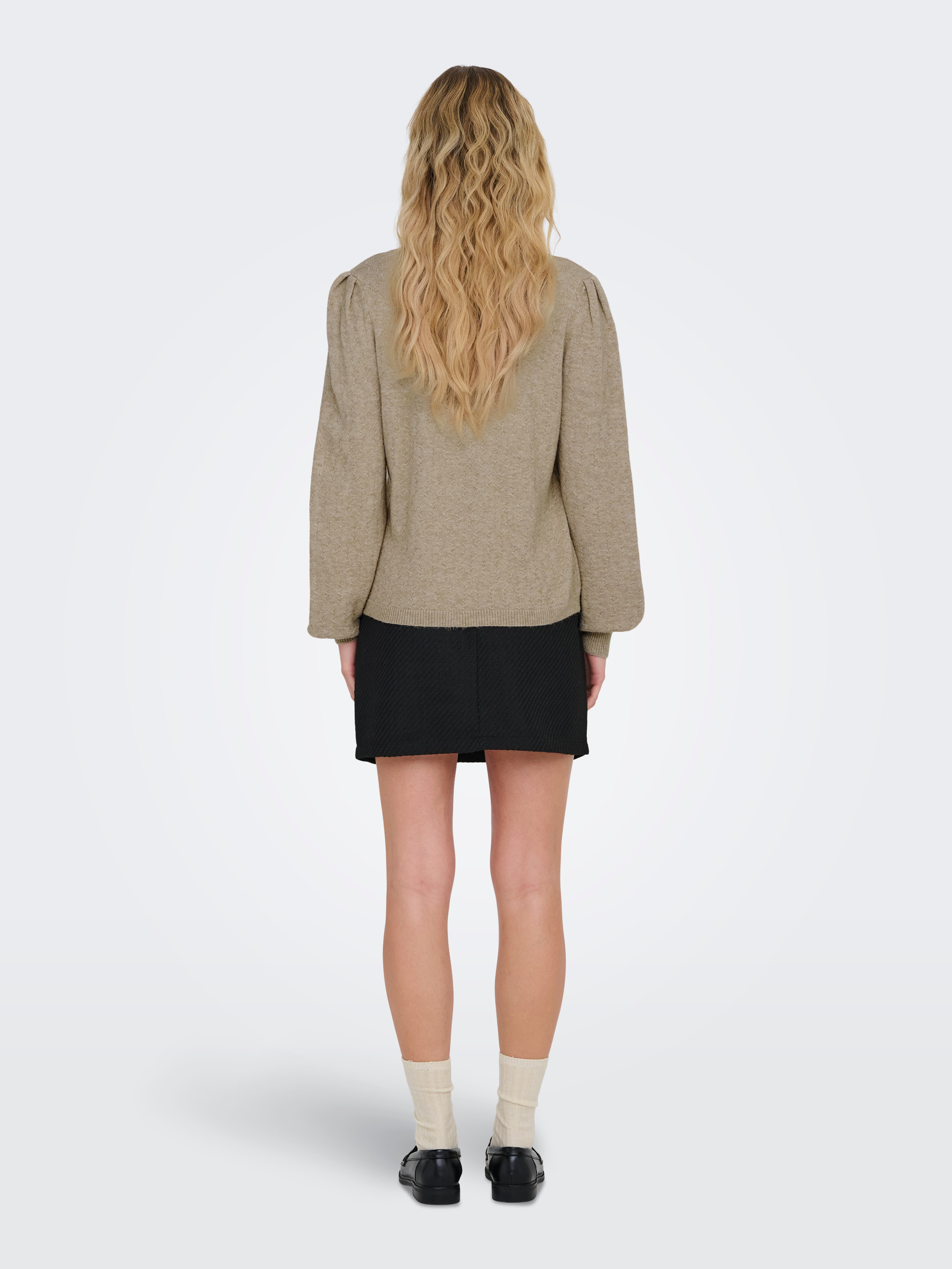 ONLKATIA Strickpullover Feather Gray