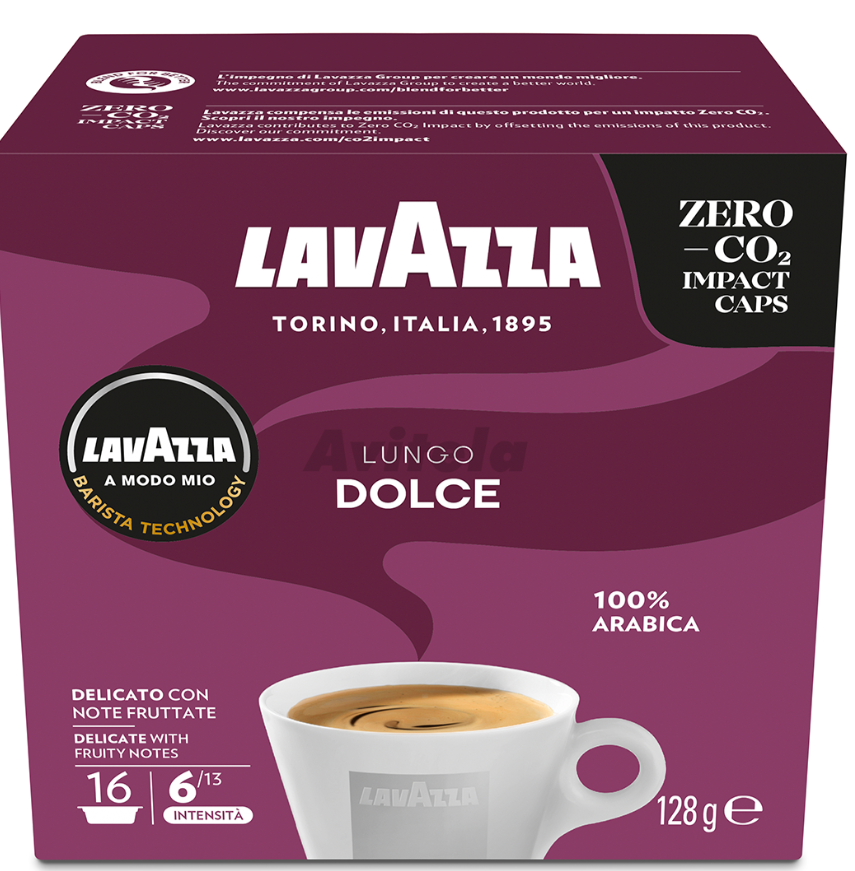 Lavazza Lungo Dolce 16 Kapseln MHD:30.10.25