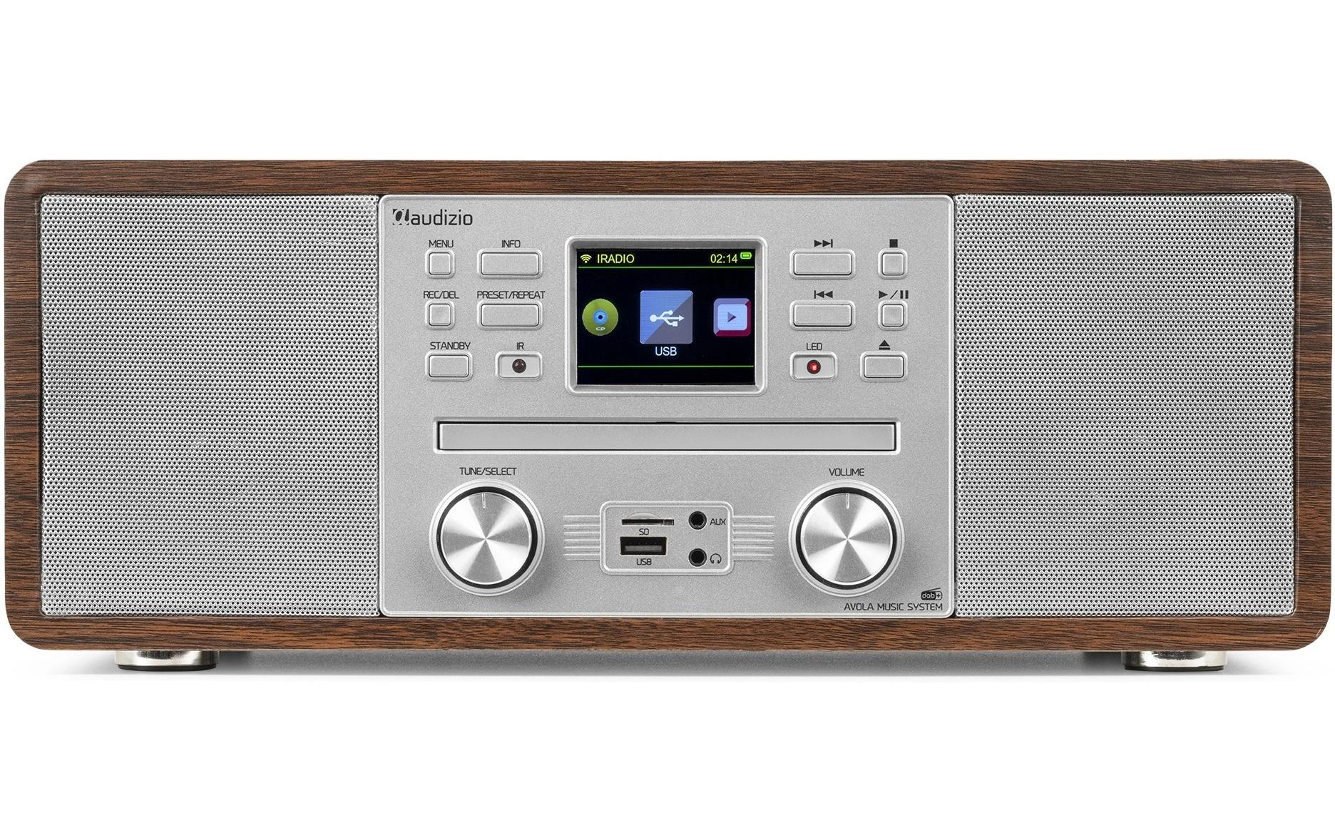 DAB+ Radio Avola SilberDAB+ Radio mit CD Spieler, Internet Radio und Bluetooth