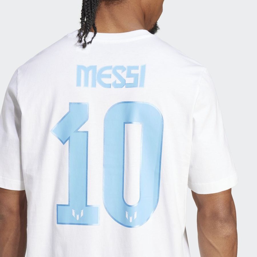 Adidas T-shirt graphisme Nom et numéro de Messi