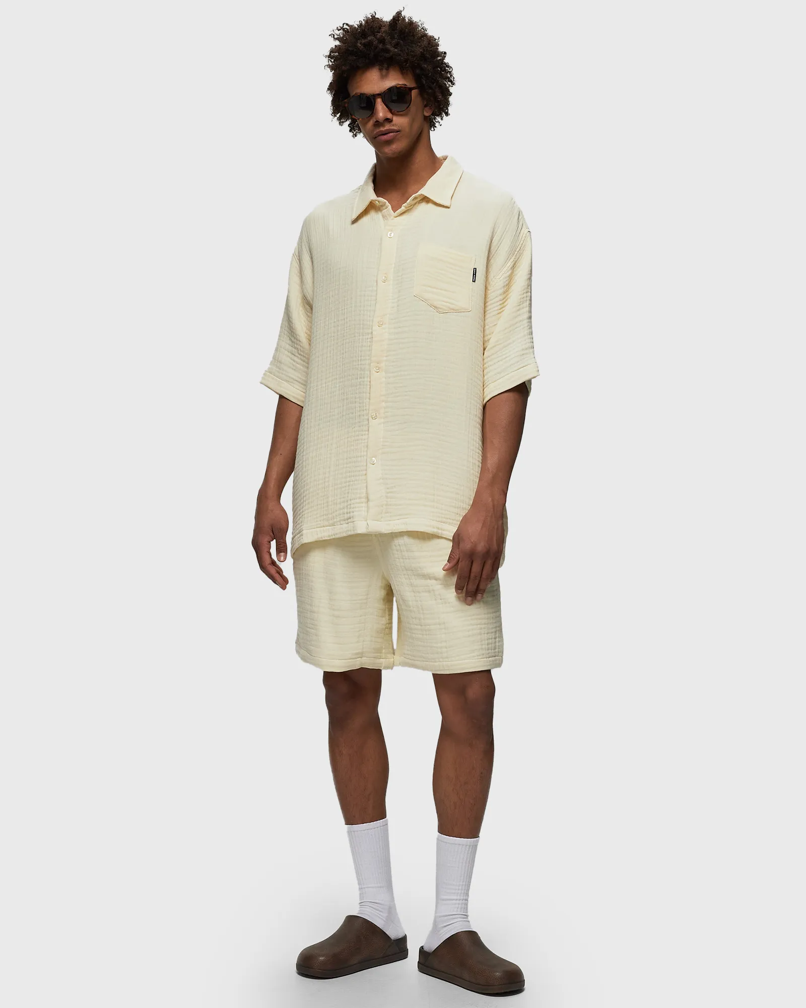 Daily Paper enzi seersucker ss shirt