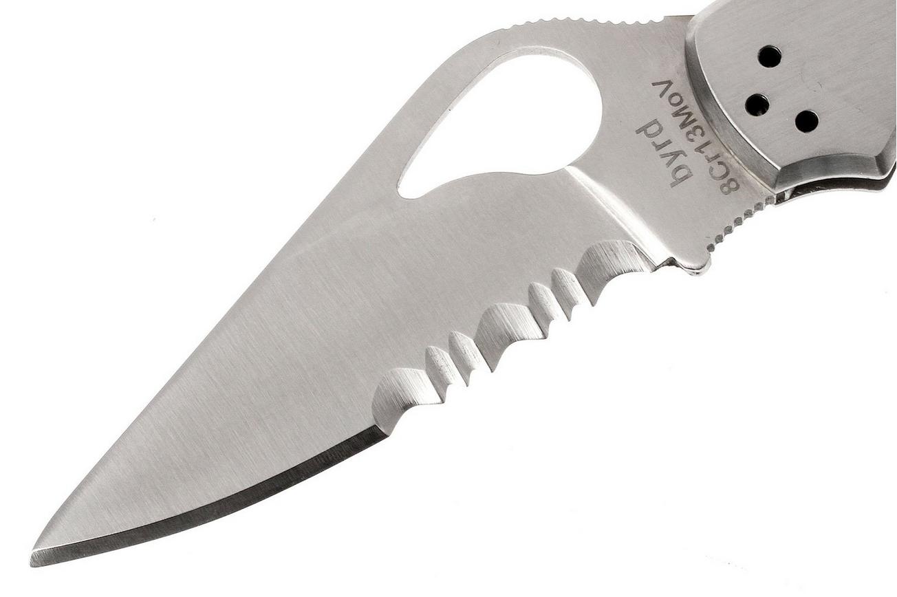 Spyderco Byrd Meadowlark 2 Stainless Steel BY04PS partly serrated zakmes