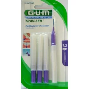 Brossette interdentaire GUM TRAV-LER 1,2 mm - 4 unités