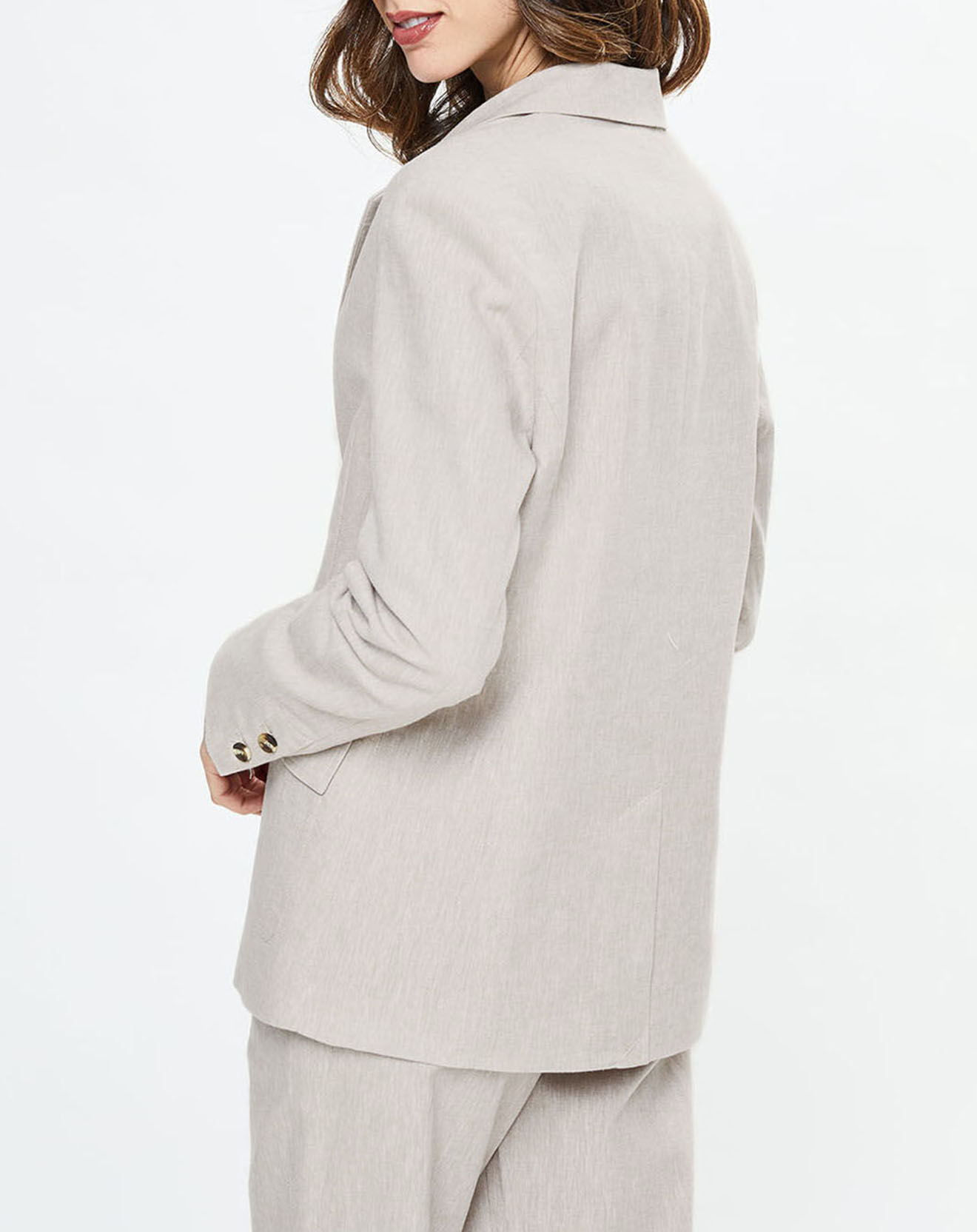 Yerse Blazer en Lin mélangé Marianne beige