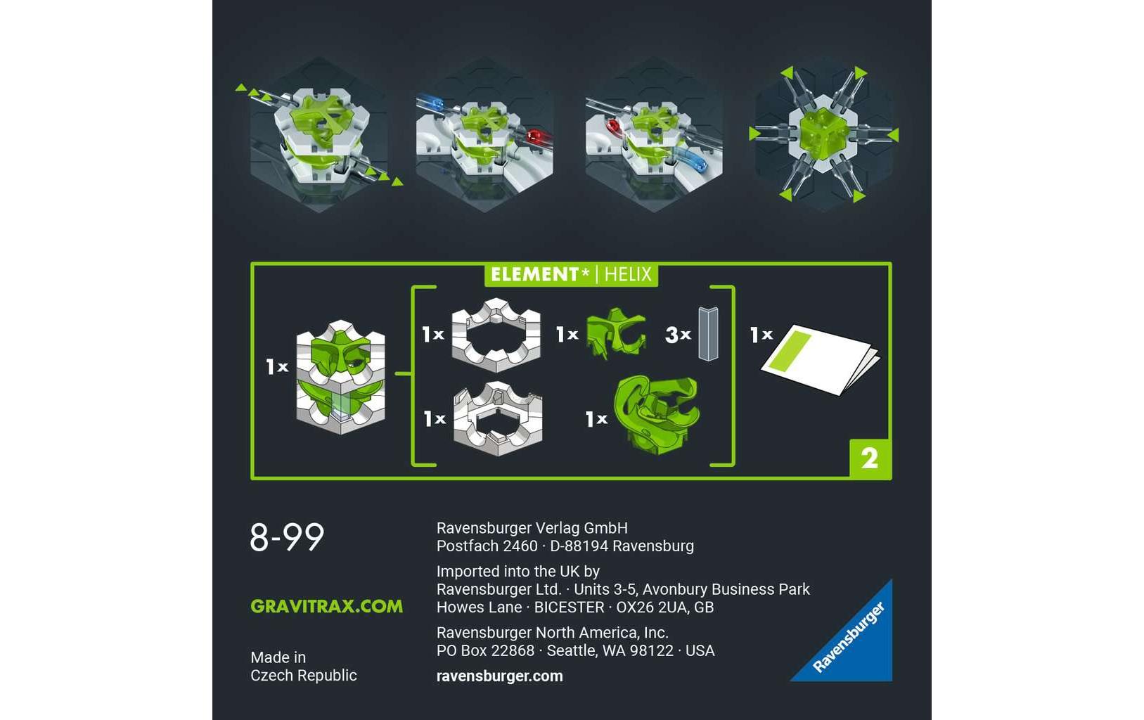 Kugelbahn Zubehör GraviTrax Pro Element HelixZubehör für das Kugelbahnsystem