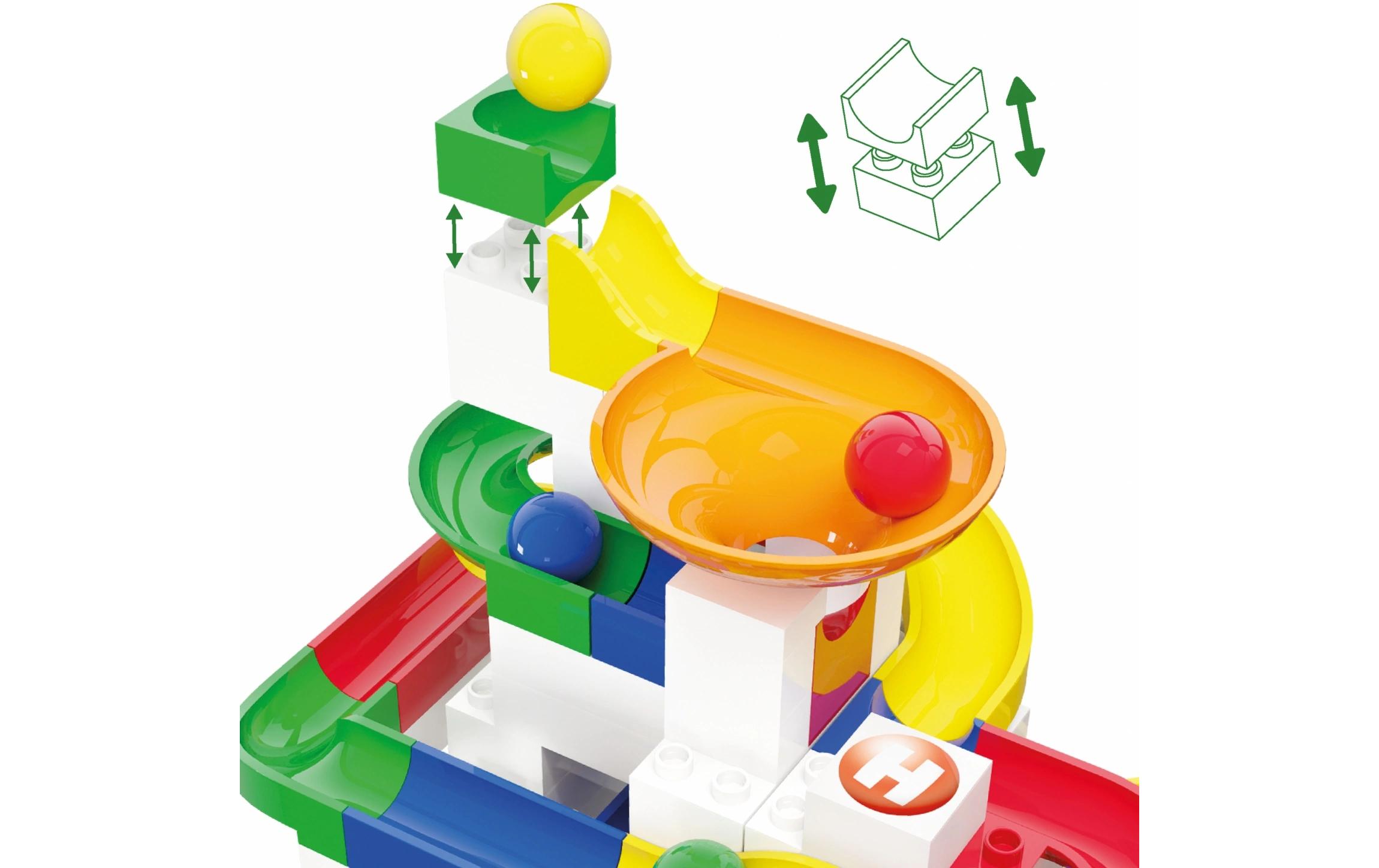 Kugelbahn Baukasten Mega 585 Teile<br>DIY Kugelbahn