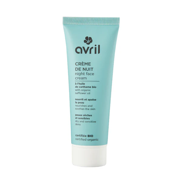 Avril Crème de Nuit bio - Peaux sèches et sensibles 50 mL